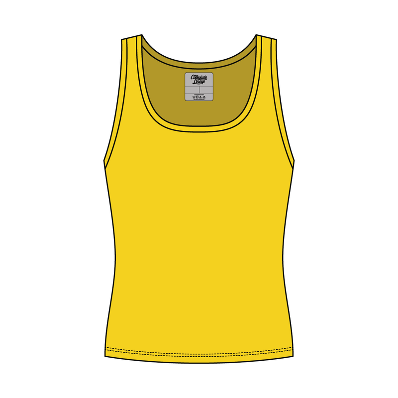 Women’s Rib Knit Fitted Scoop Tank