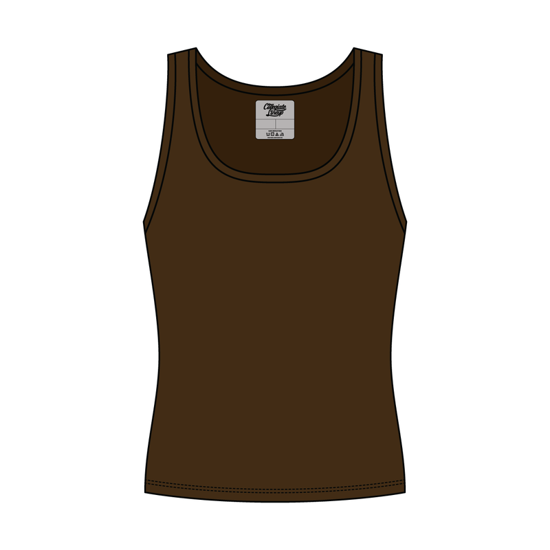 Women’s Rib Knit Fitted Scoop Tank