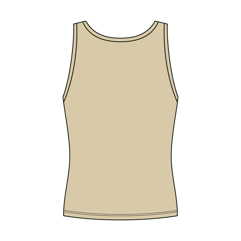 Women’s Rib Knit Fitted Scoop Tank