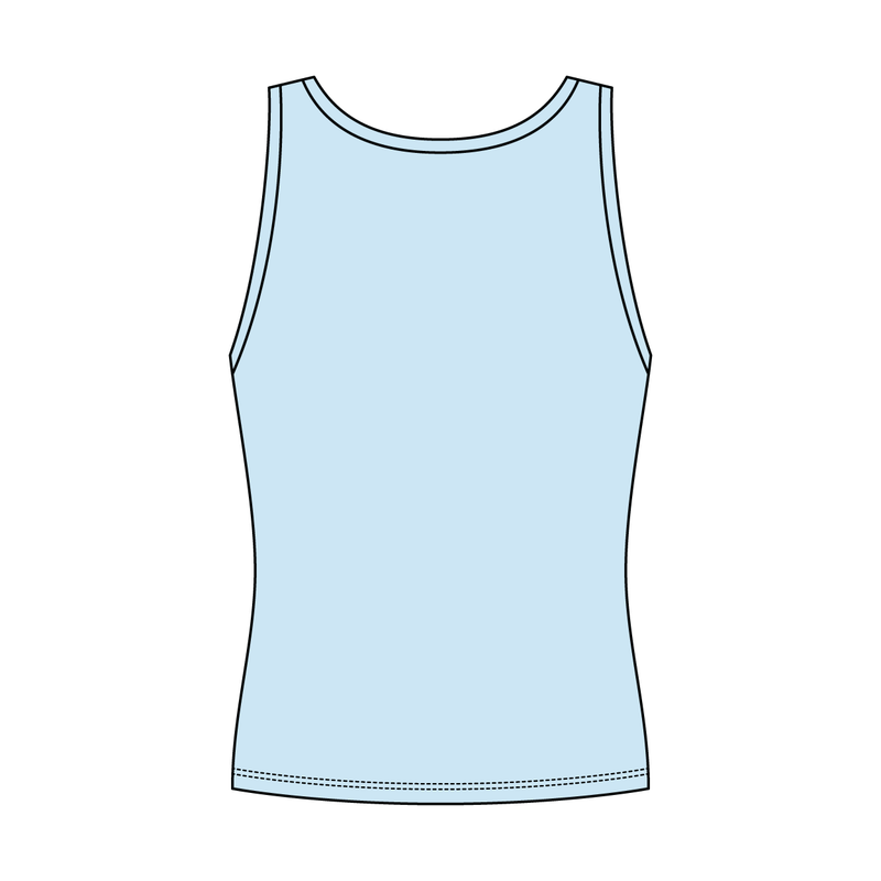 Women’s Rib Knit Fitted Scoop Tank
