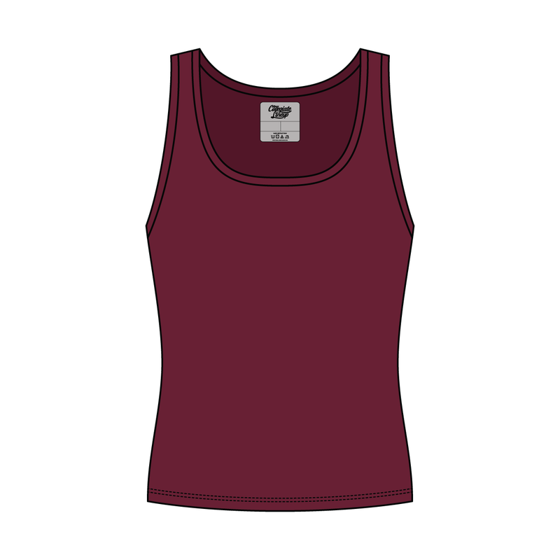 Women’s Rib Knit Fitted Scoop Tank