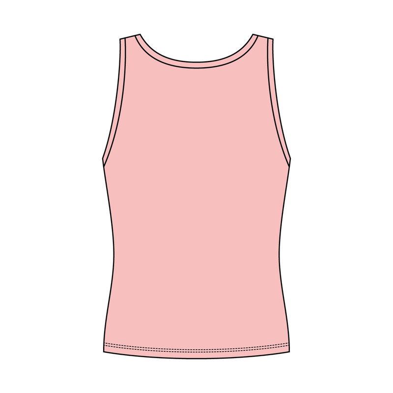 Women’s Rib Knit Fitted Scoop Tank