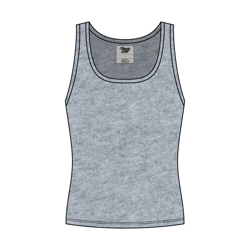 Women’s Rib Knit Fitted Scoop Tank