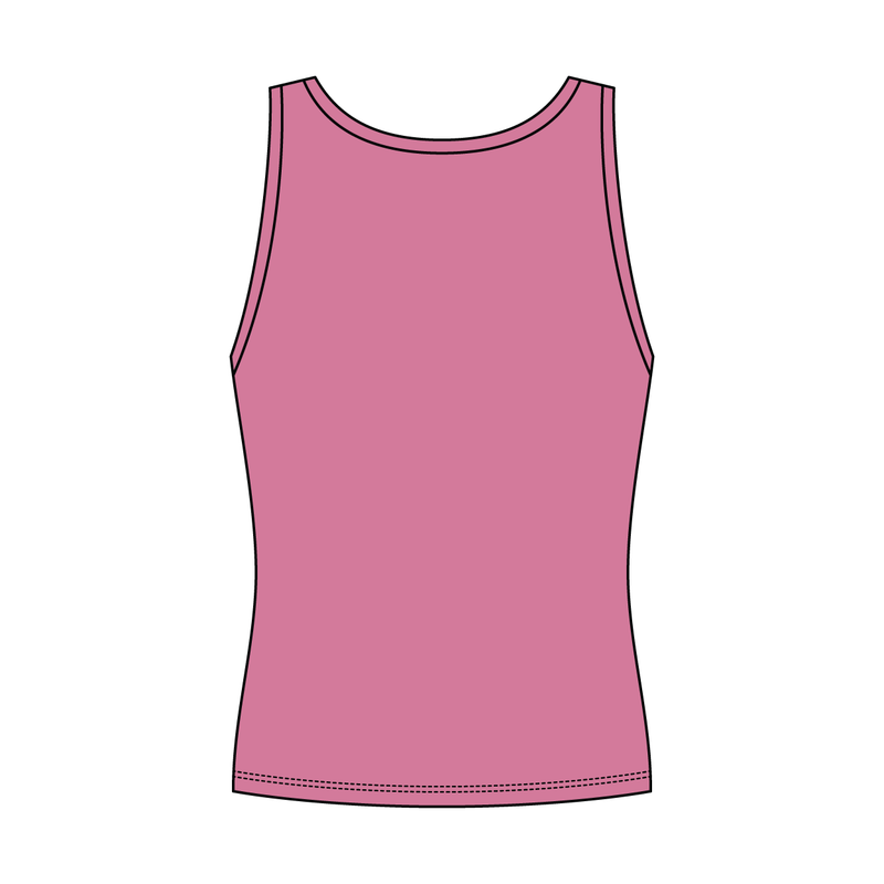 Women’s Rib Knit Fitted Scoop Tank