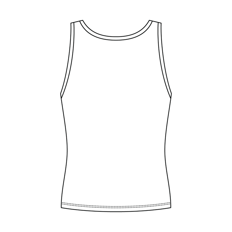 Women’s Rib Knit Fitted Scoop Tank