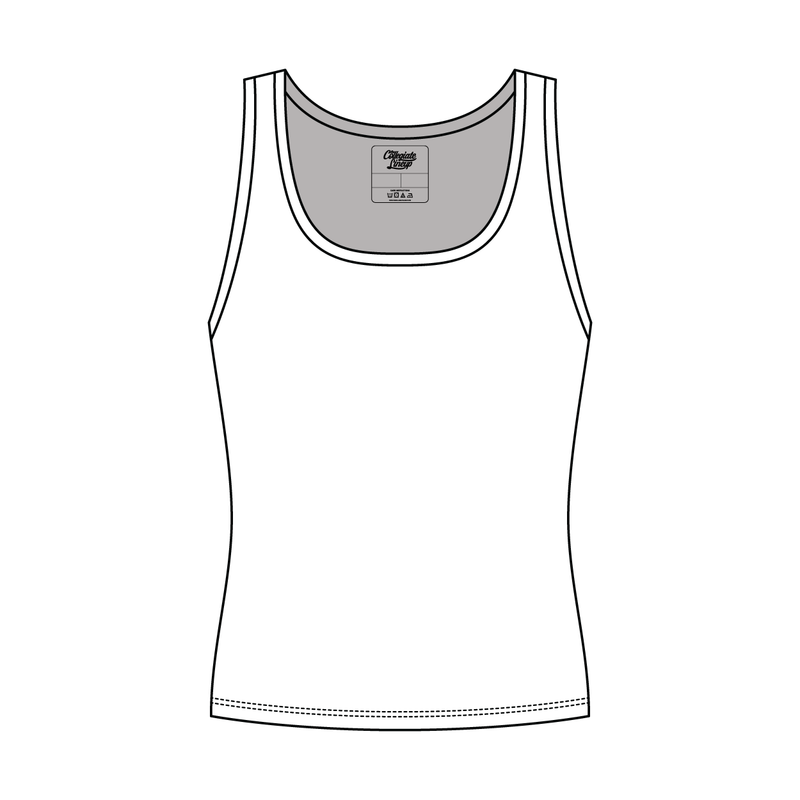 Women’s Rib Knit Fitted Scoop Tank