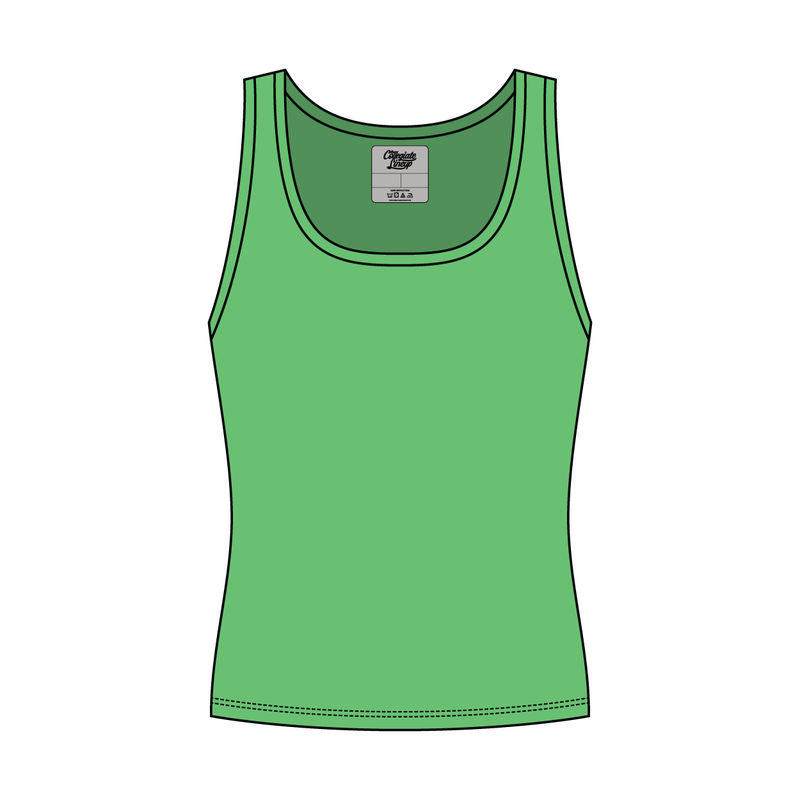 Women’s Rib Knit Fitted Scoop Tank