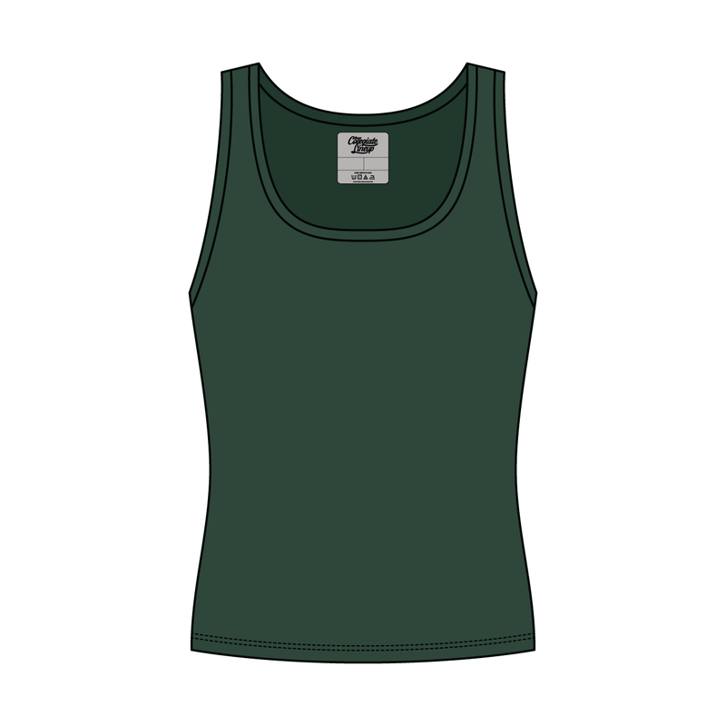 Women’s Rib Knit Fitted Scoop Tank