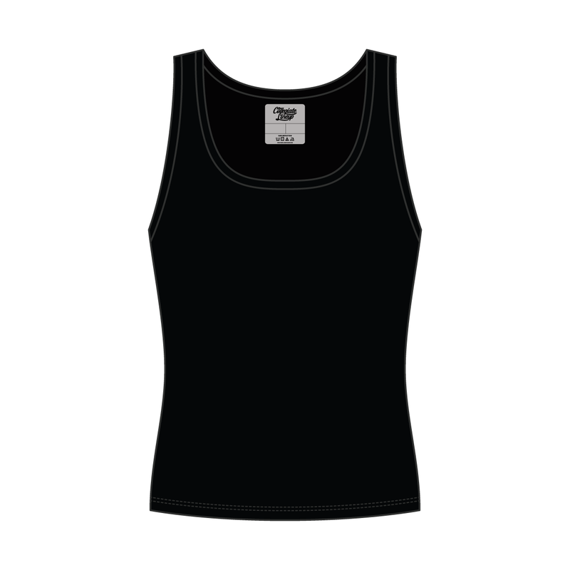 Women’s Rib Knit Fitted Scoop Tank