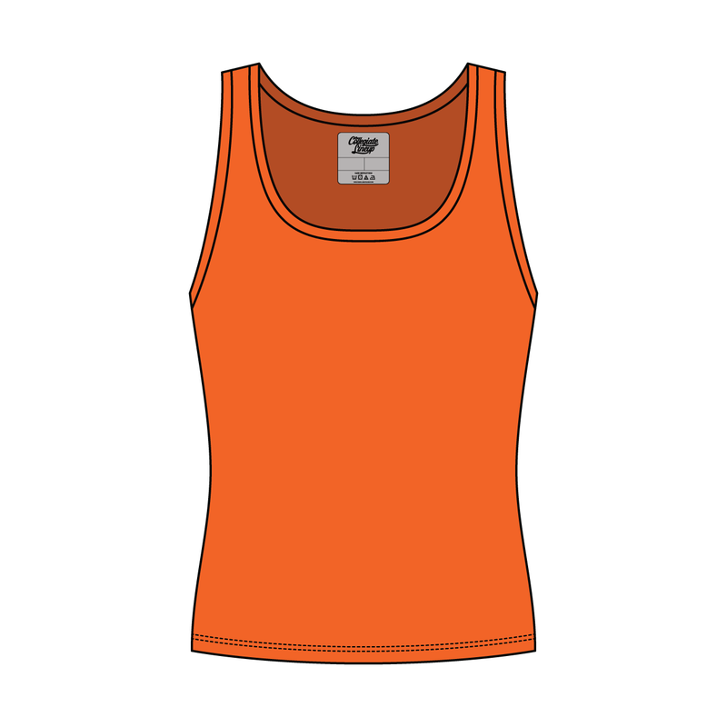 Women’s Rib Knit Fitted Scoop Tank