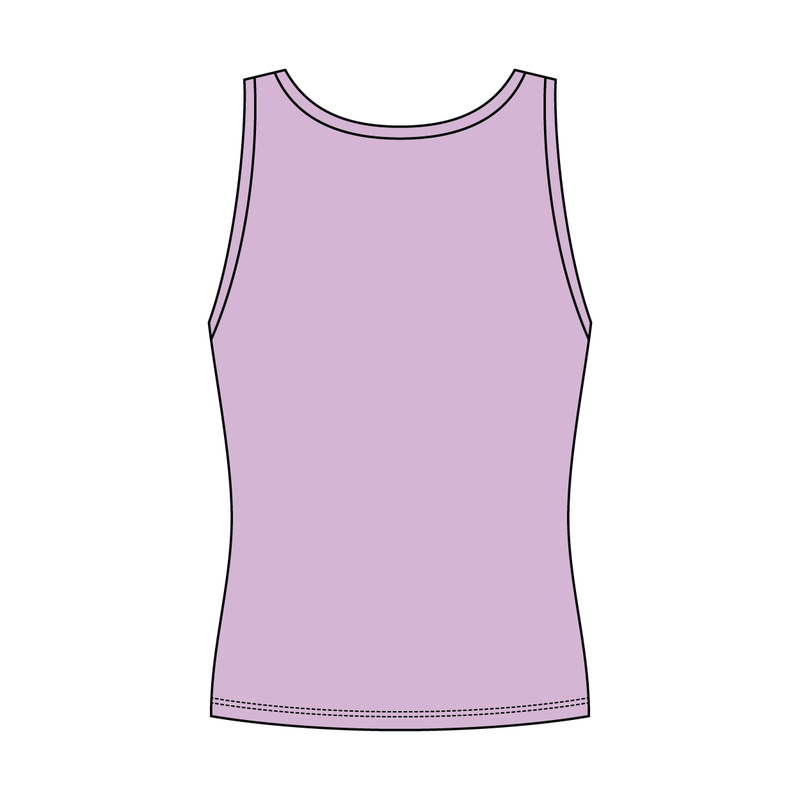 Women’s Rib Knit Fitted Scoop Tank