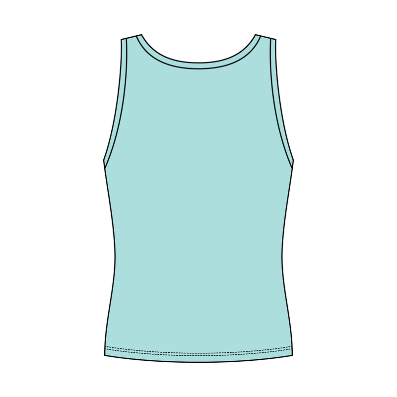 Women’s Rib Knit Fitted Scoop Tank