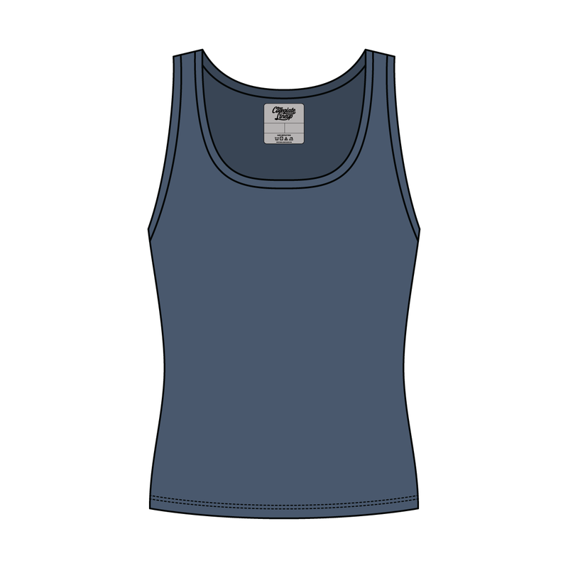Women’s Rib Knit Fitted Scoop Tank