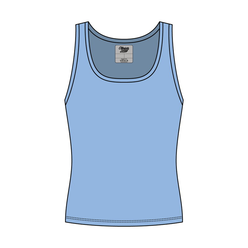 Women’s Rib Knit Fitted Scoop Tank