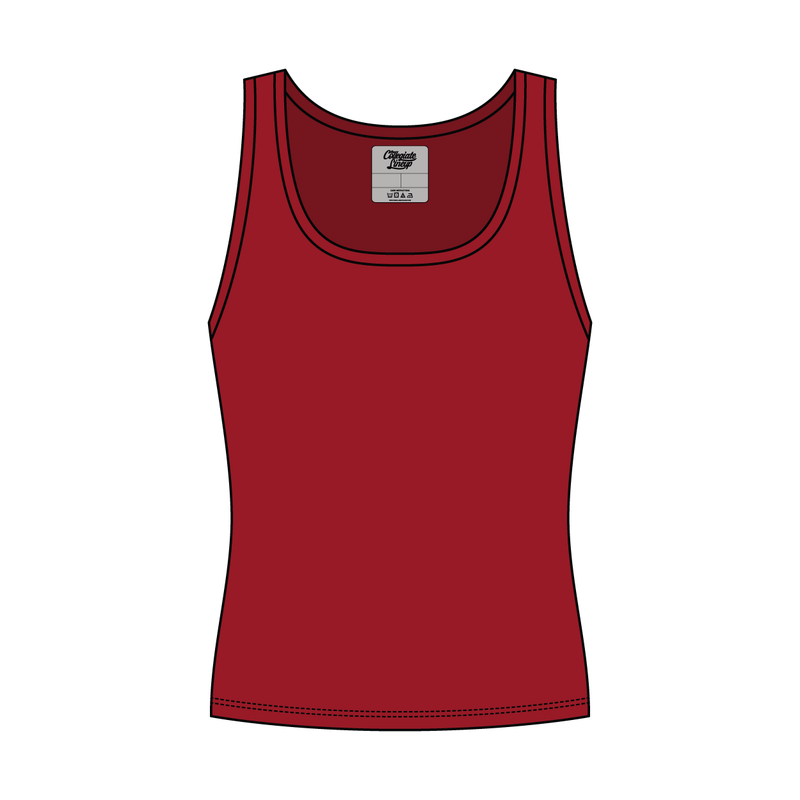 Women’s Rib Knit Fitted Scoop Tank