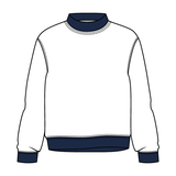 Heavyweight Fleece Fitted Mock Neck Sweatshirt