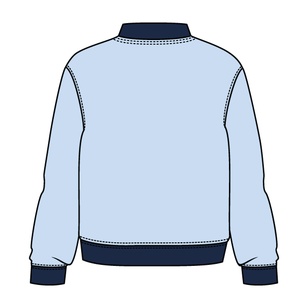 Heavyweight Fleece Fitted Mock Neck Sweatshirt