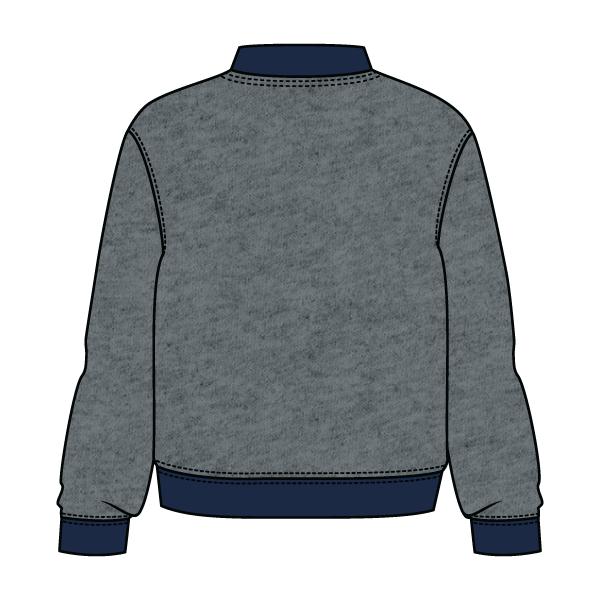 Heavyweight Fleece Fitted Mock Neck Sweatshirt
