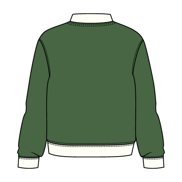 Heavyweight Fleece Fitted Mock Neck Sweatshirt