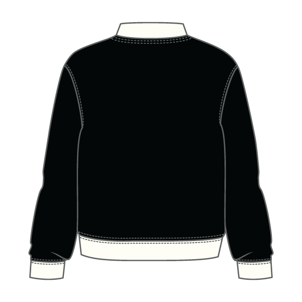 Heavyweight Fleece Fitted Mock Neck Sweatshirt