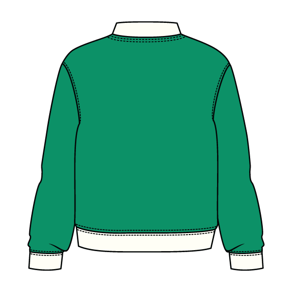 Heavyweight Fleece Fitted Mock Neck Sweatshirt