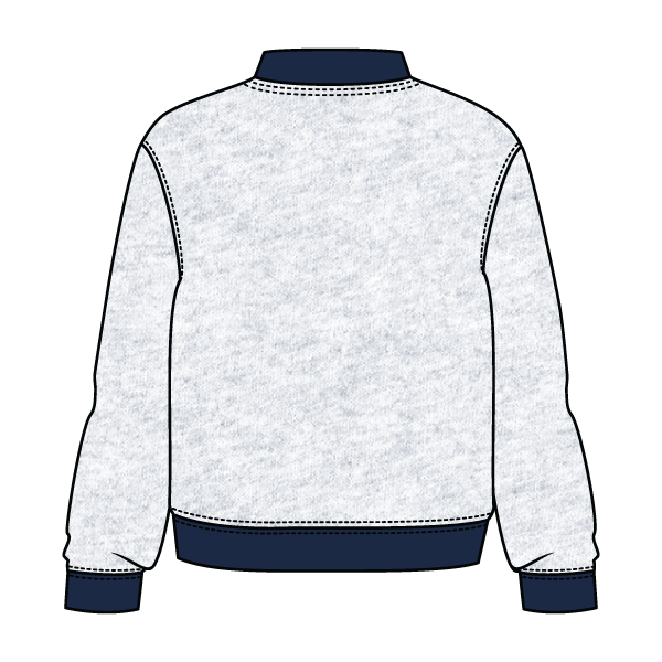 Heavyweight Fleece Fitted Mock Neck Sweatshirt