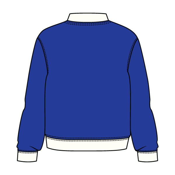 Heavyweight Fleece Fitted Mock Neck Sweatshirt
