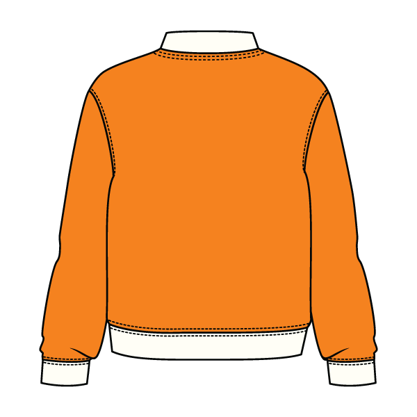 Heavyweight Fleece Fitted Mock Neck Sweatshirt