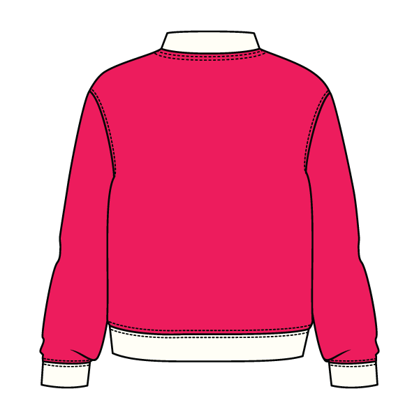 Heavyweight Fleece Fitted Mock Neck Sweatshirt