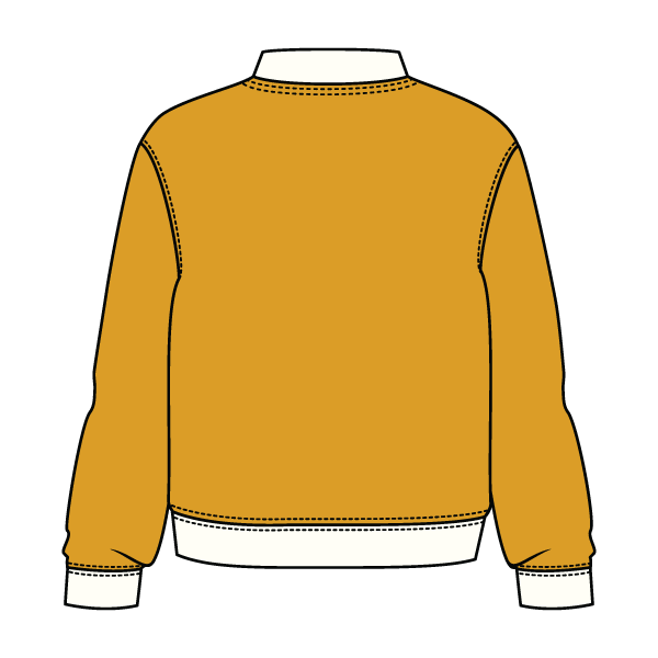 Heavyweight Fleece Fitted Mock Neck Sweatshirt