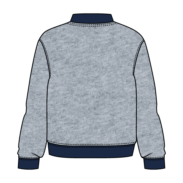 Heavyweight Fleece Fitted Mock Neck Sweatshirt