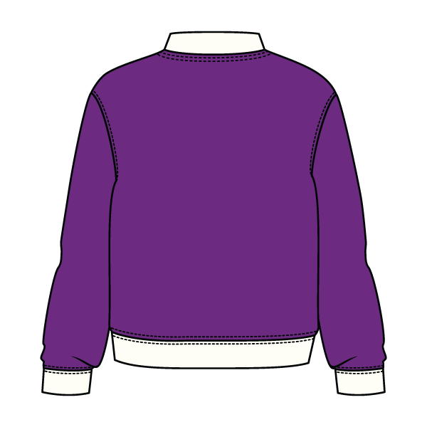 Heavyweight Fleece Fitted Mock Neck Sweatshirt