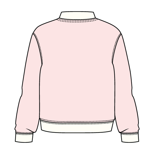 Heavyweight Fleece Fitted Mock Neck Sweatshirt