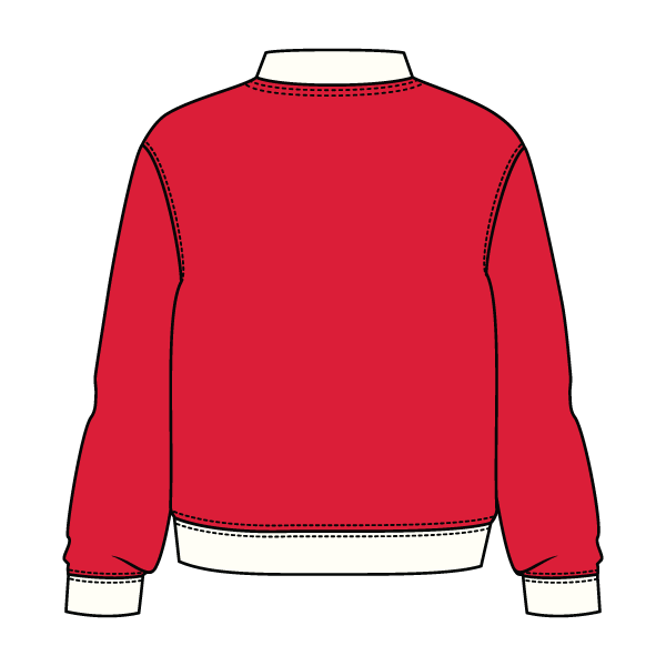 Heavyweight Fleece Fitted Mock Neck Sweatshirt