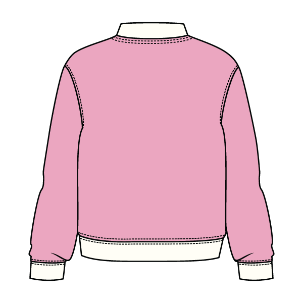 Heavyweight Fleece Fitted Mock Neck Sweatshirt