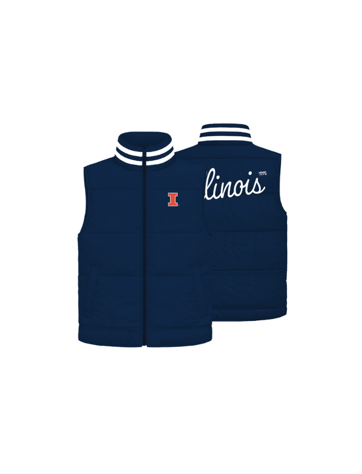 University of Illinois Puffer Vest