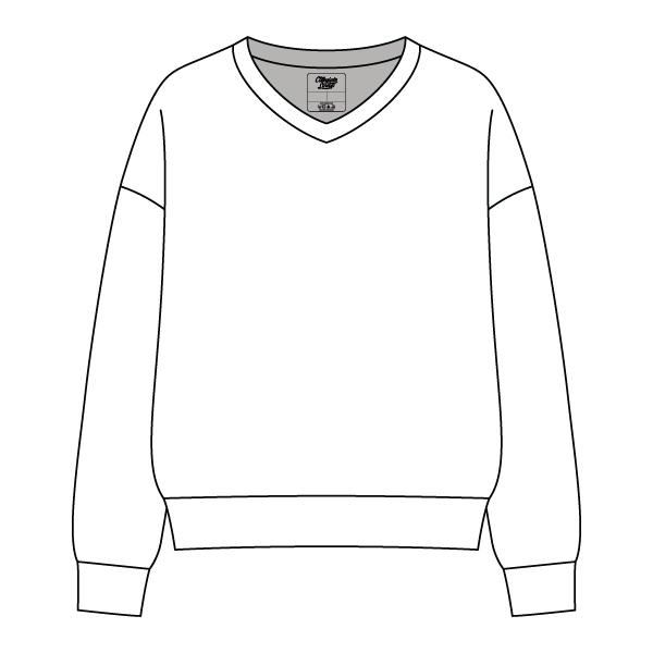 Cocoa Varsity V-Neck