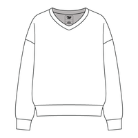 Cocoa Varsity V-Neck