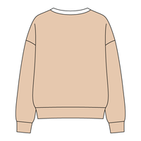 Cocoa Varsity V-Neck
