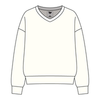 Cocoa Varsity V-Neck
