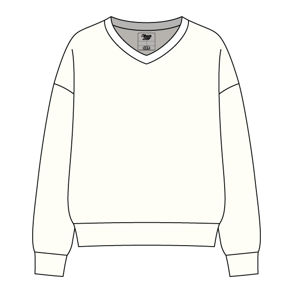Cocoa Varsity V-Neck