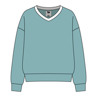 Cocoa Varsity V-Neck