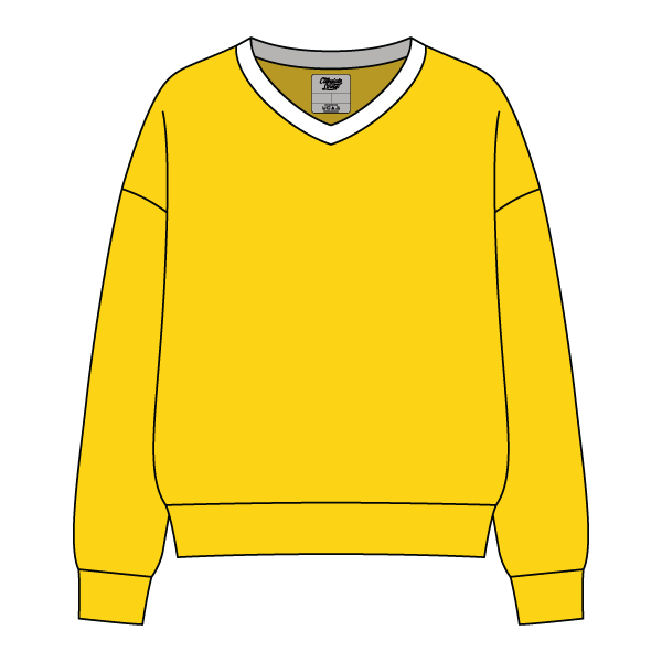 Cocoa Varsity V-Neck