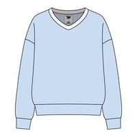 Cocoa Varsity V-Neck