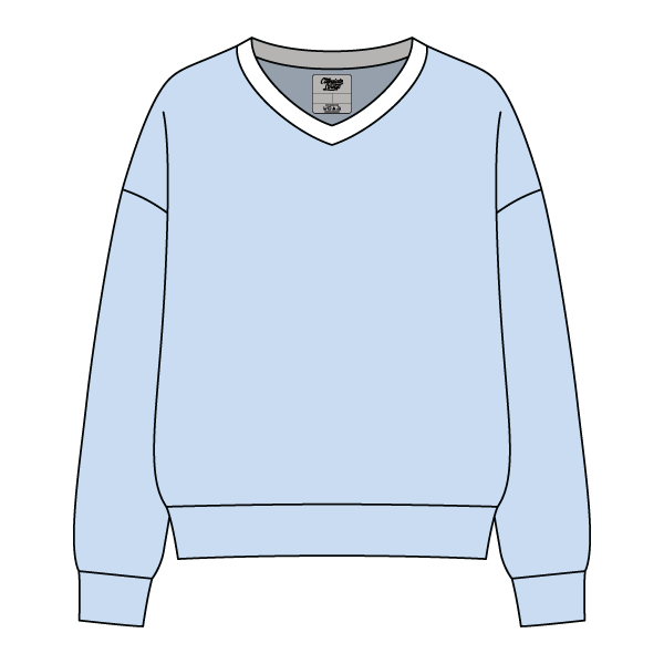 Cocoa Varsity V-Neck