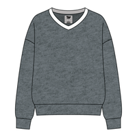 Cocoa Varsity V-Neck