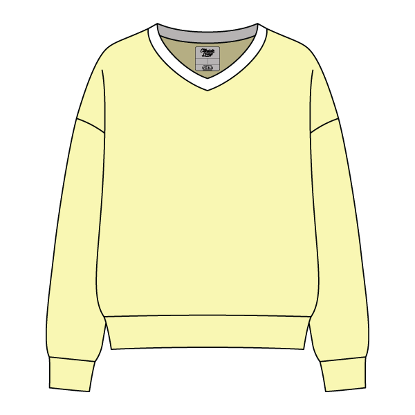 Cocoa Varsity V-Neck
