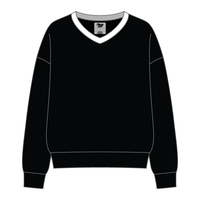 Cocoa Varsity V-Neck