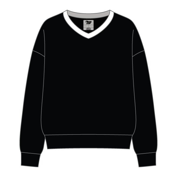 Cocoa Varsity V-Neck