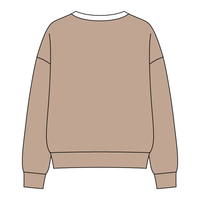 Cocoa Varsity V-Neck
